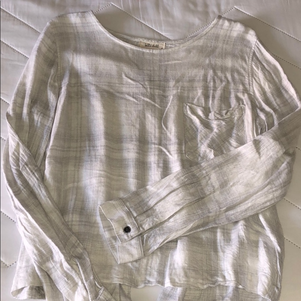 Bella Dahl flannel shirt